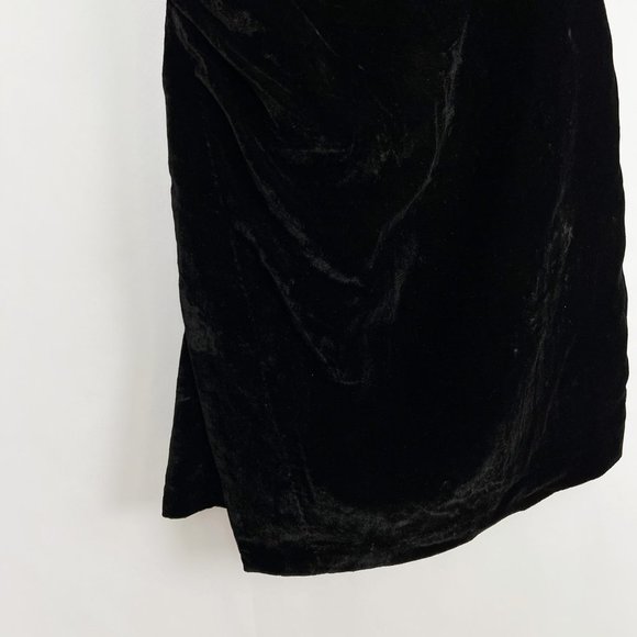 New House of Harlow 1960 Velvet Draped Wedding Guest Sexy Diamonds Rhinestones - Picture 6 of 8